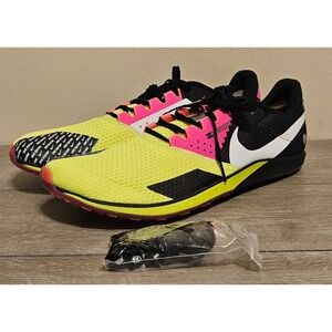 Nike Rival XC 6 Cross Country Spikes Men's 15 Volt Black Pink DX7999-700 NWOB